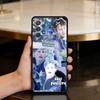 I-Ilia M-Malinin-IN Soft Silicone Black Cover Phone Case For Samsung Galaxy A73,A72,A71,A70,A53,A52,A51
