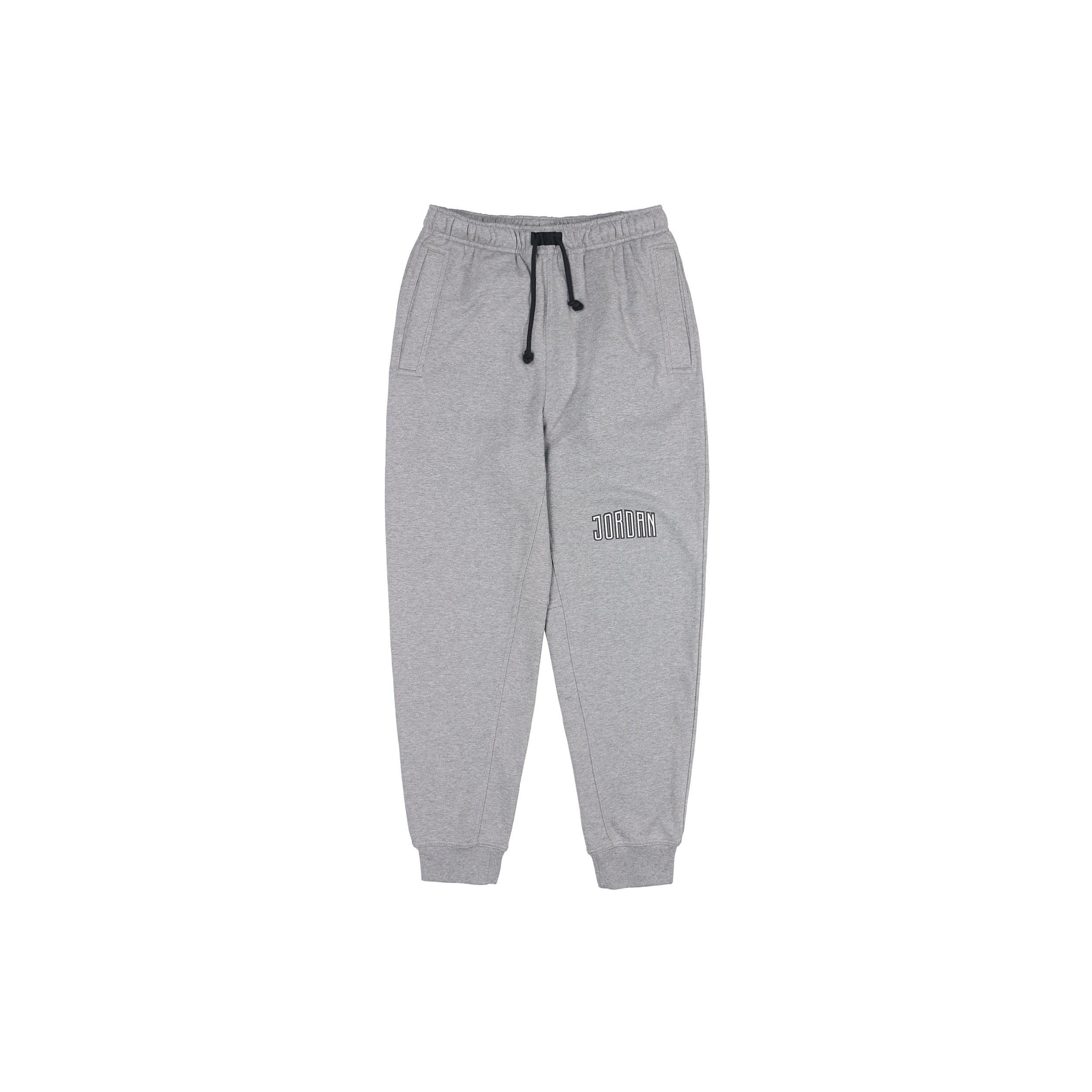 Air Jordan J Sprt Dna Hbr Flc Pant Casual Sports Breathable Knit Long Pants light grey Men s DM3232-091 L