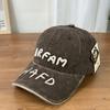 Fashion Hat Korean version hat female ins Korean version tide hole cap men spring and summer versatile letter embroidery baseball hat shade