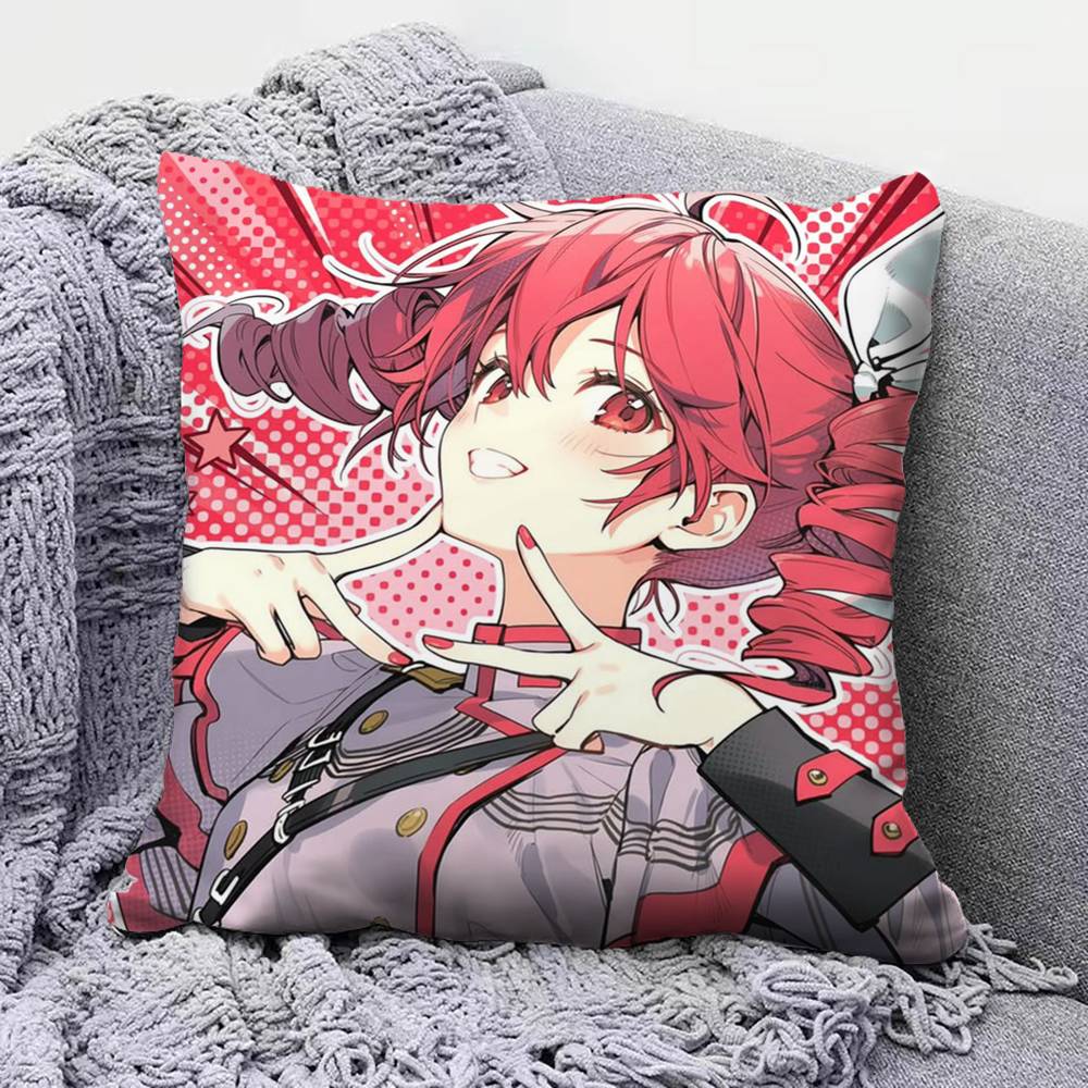 Teto Cute Anime Girl Home Sofa Cushion Covers and Aecorative Custom Pillow Covers