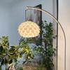 French Cream Style Arc Floor Lamp