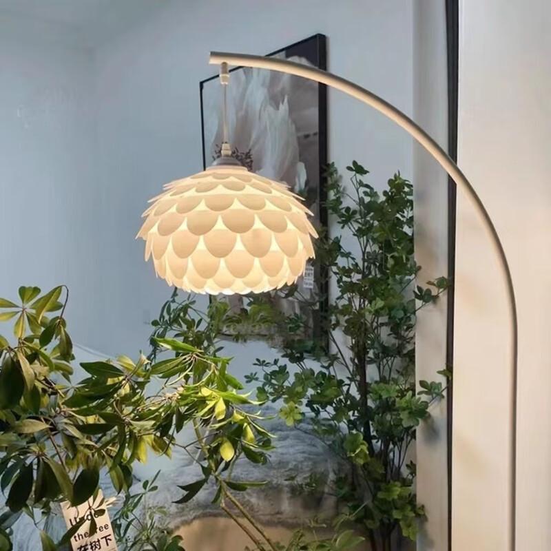 French Cream Style Arc Floor Lamp