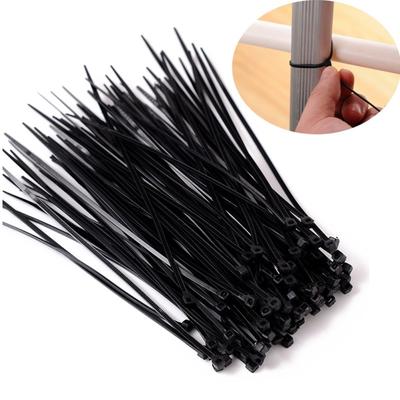 Black 3mm-9mm Width Nylon Plastic Cable Ties Heavy Duty Industrial Wire Zip Ties