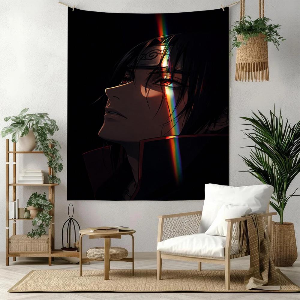 Naruto Retro Tapestry Retro Boho Perfect for Dorm Wall Balcony Reading Corner All Season Hand Painted Style Gift for Birthday