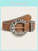 European And American Style Faux Leather Belt With Unique Patterned Buckle For Men And Women 2023 Summer Fashion