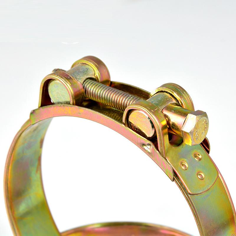 2Pcs Heavy Duty Hose Clamp Worm Drive Galvanization Fuel Hose Hoop Brackets Water Pipe Fasteners Clamps Clips Plumbing Tools