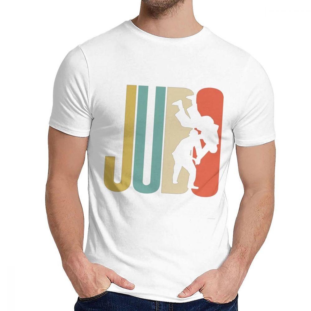 Judo Japansk kampsport T-shirt Mode Rundhalsad Nördig Unisex Bomull Stor Storlek T-shirt