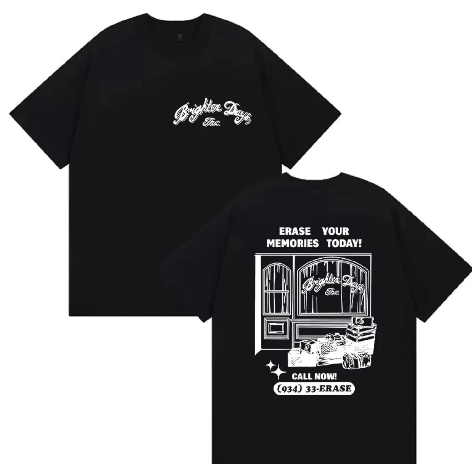 

Ariana Grande Brighter Days Ahead Tour T-shirt Men and Women Summer Cotton Clothing Casual Fashion Short Sleeved Tee Streetwear S чёрный