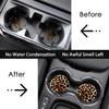 2 Pack Car Coasters for Cup Holders,Mandala Flower Car Cup Holder Coasters,2.75" Universal Size Anti Slip Rubber Mat,Automotive Interior