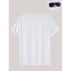 Men' Summer Short Sleeve T-Shirt with Letter '' Print - Casual Round Neck Breathable Top, Regular Fit , Versatile for Casual & -Casual Wear