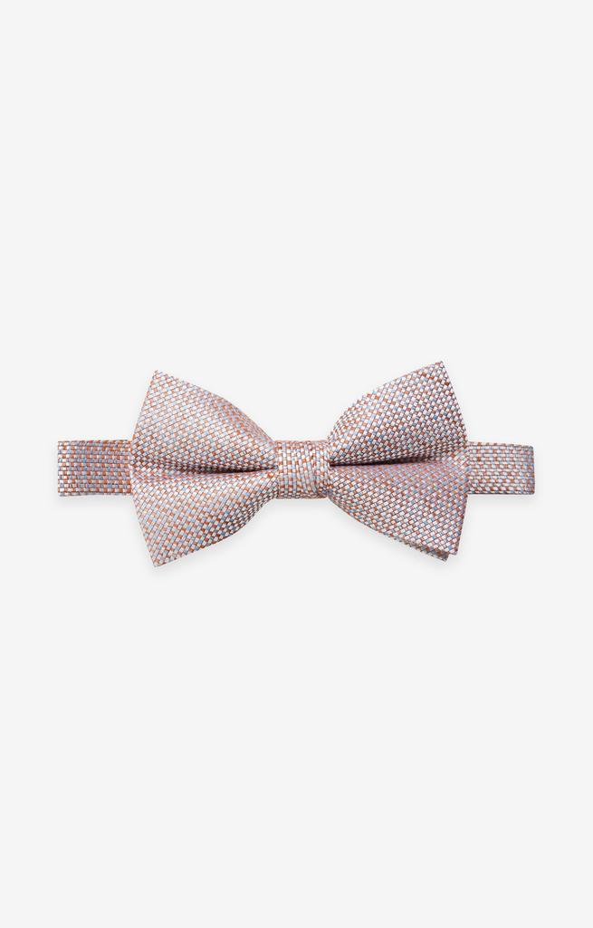 Silk Bow Tie With Linen, One Size Fits All