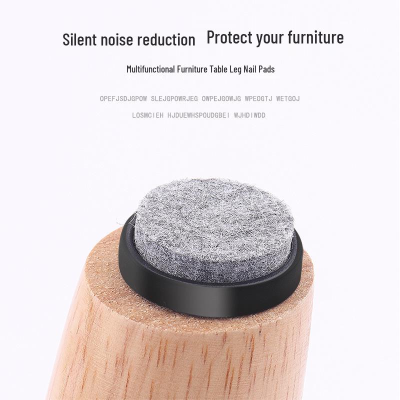 Nylon Anti-Slip Furniture Leveling Feet with Felt Pads