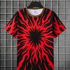 Herremode 3D-printet Herre T-shirt Rund Hals Kort Ærme Trendy Streetwear