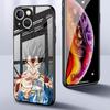 D-ragonS B-allS Anime Glass Phone Cover Case for iPhone 17 Pro Max 13 12 16 Air 8 15 Plus XR 14 11