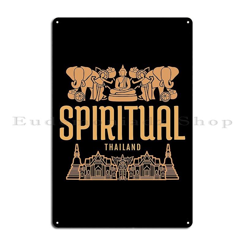 Spiritual Thailand 3rd Design Metal Plaque Party Cinema Wall Plaque Printing Designing Tin Sign Poster
