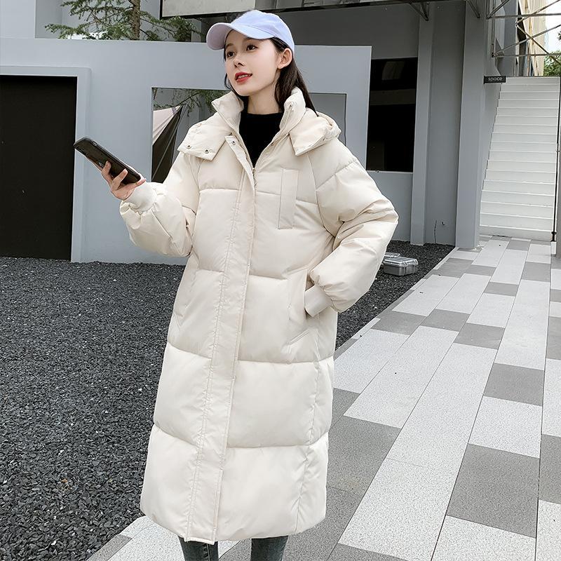 Women's Winter Parka Coat  Fashion Loose Lady Outerwear Elegant Versatile Hooded Ladies Down Cotton Padded Jackets