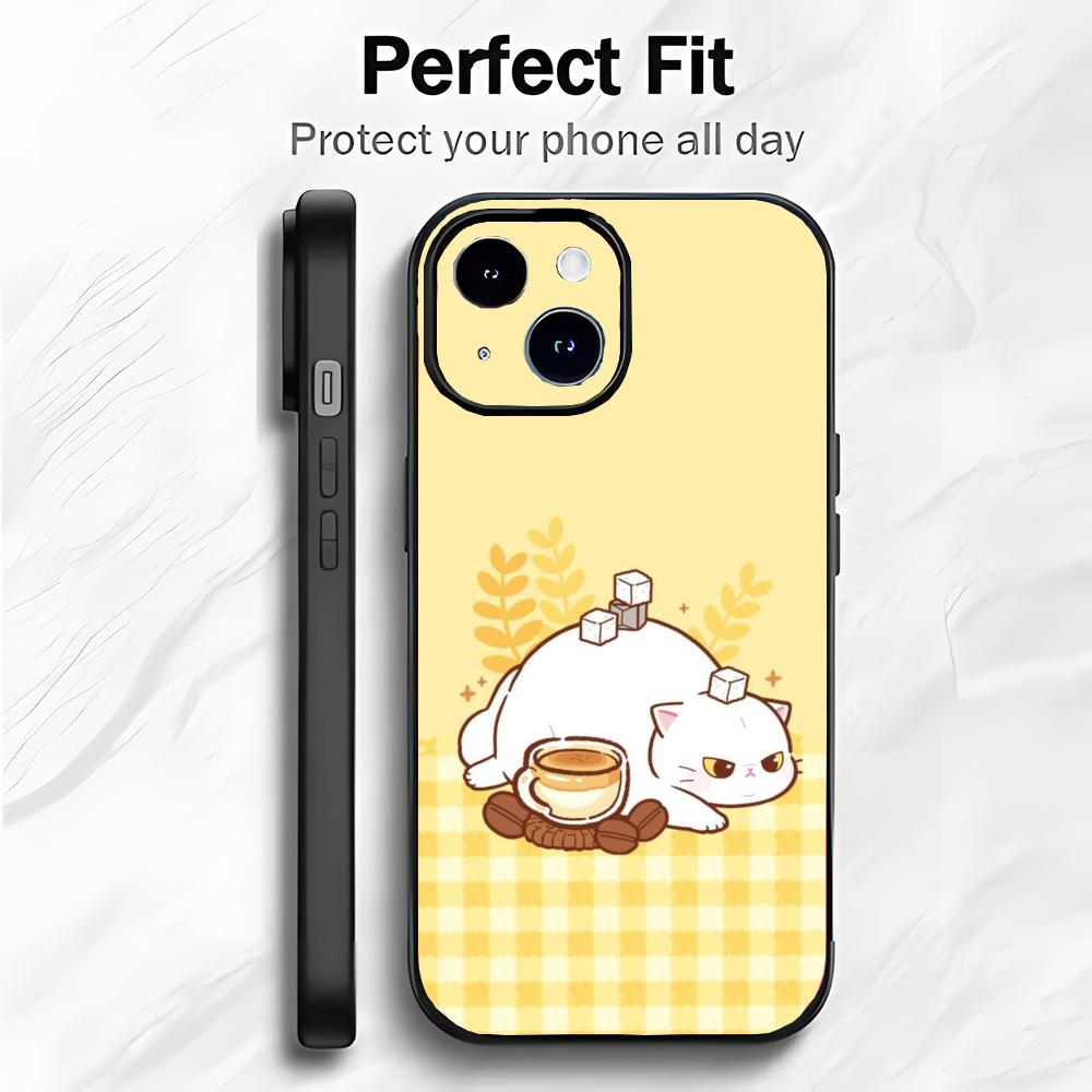 Cute cat life emoticon pack Phone Case Phone Case Soft Packaging Lightweight For iPhone17 16 15 14 13ProMax