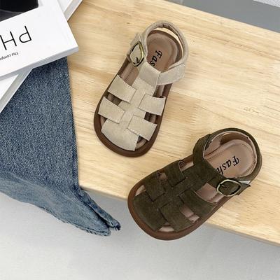 Mode Mädchenschuhe Sommer Neue Kindersandalen Rutschfest Jungenschuhe Weichsohlige Kinder Strandschuhe Minimalistische Mädchen Sportsandalen