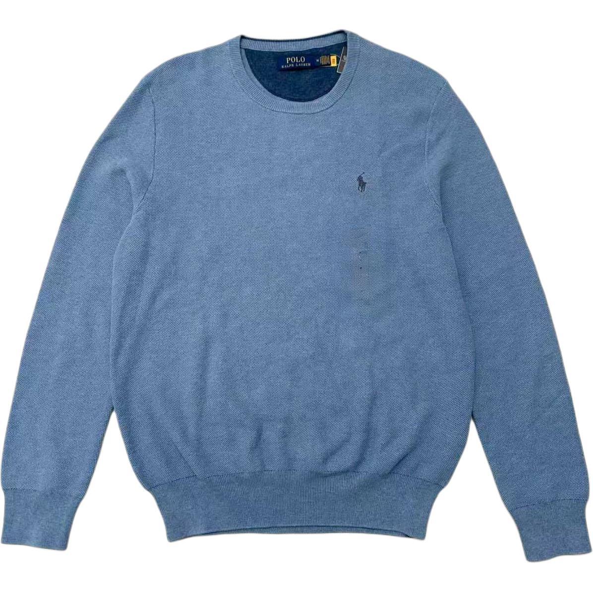 

Polo Ralph Lauren Осень/Зима 25 Классический хлопковый джемпер с вышивкой, круглым вырезом и длинным рукавом Мужской свитер 710929259-012 M