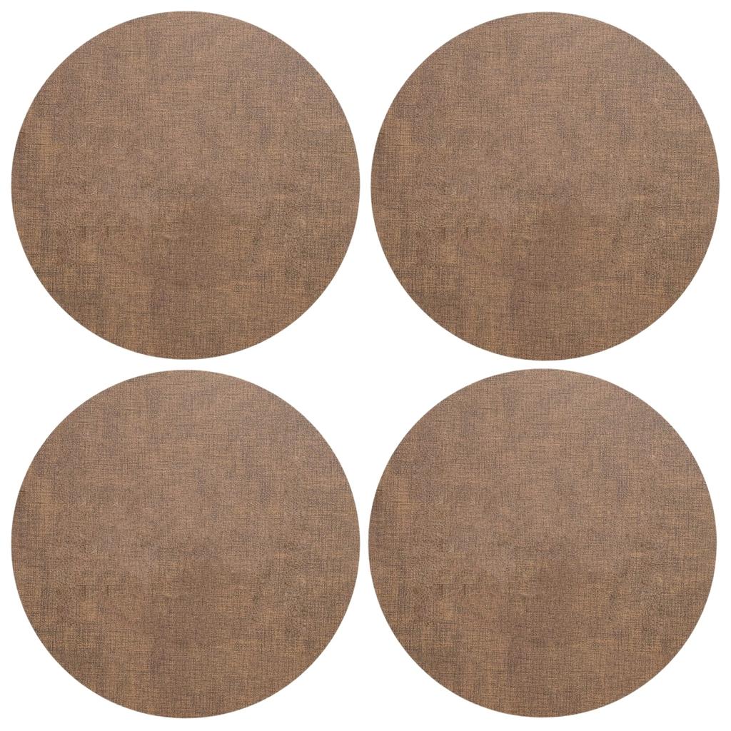 Dining Table Accessories 33cm Round Mats Casual Dining Easy Clean Placemats Elegant Dining Decor Flexible Table Placemats