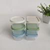 6-Piece Reusable Fresh-Keeping Box Set: Round & Square Mini Storage, Ice Cube Tray, Seasoning, and Salad Box