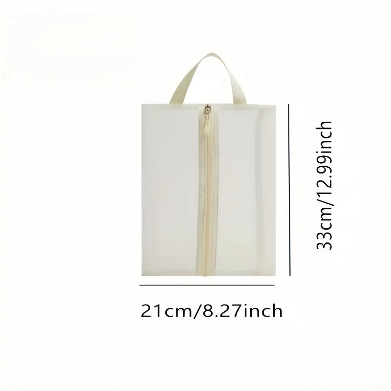 1PC Nylon Travel Shoe Bags with Zipper Closure for Men Women Breathable Shoe Organize Storage Bags Makeup Laundry Bag