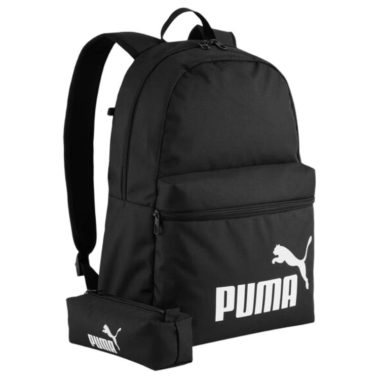 

Puma Logo Travel Fabric Backpack Medium Unisex backpack Black 091191-01 Black