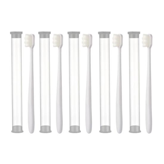5Pcs Adult Toothbrushes Non-Slip ABS Handle Soft Head Manual Toothbrushes Bathroom Accessories for Dormitory