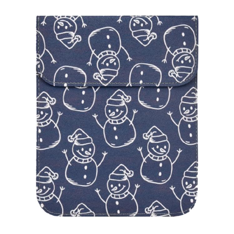 Universelle 6-Zoll E-Reader-Hülle mit präzisem Portzugang, rutschfestem Gummiband, PU-Lederkonstruktion, Schutzschale