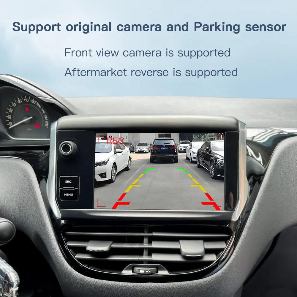 For Peugeot Citroen Wireless Carplay adapter Android Auto module SMEG 208 2008 308 508 3008 & C4 DS3 DS5 Support Reverse Camera
