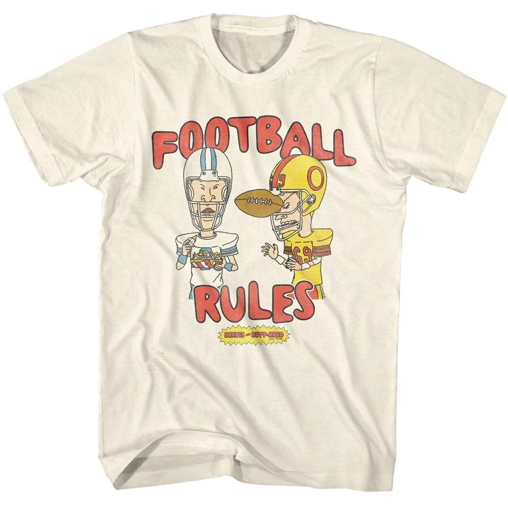 Beavis And Butthead - Football Rules - American Classics  Short Sleeve T-Sh 120