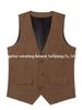 Men's Slim Fit Single-Breasted Casual Vest - Ideal for Groom and Groomsmen