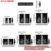 2D Flat Printing 2pcs Drapes Perfect for Barbershops Digital Printed Polyester Drapes Party Decorations Use for Festive