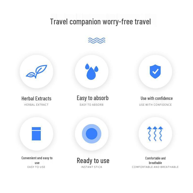 Guangzhou Baiyunshan Xingqun Motion Sickness Acupoint Patches - Dazhui, Temples, Navel (Pack of 10) Motion Sickness Patch