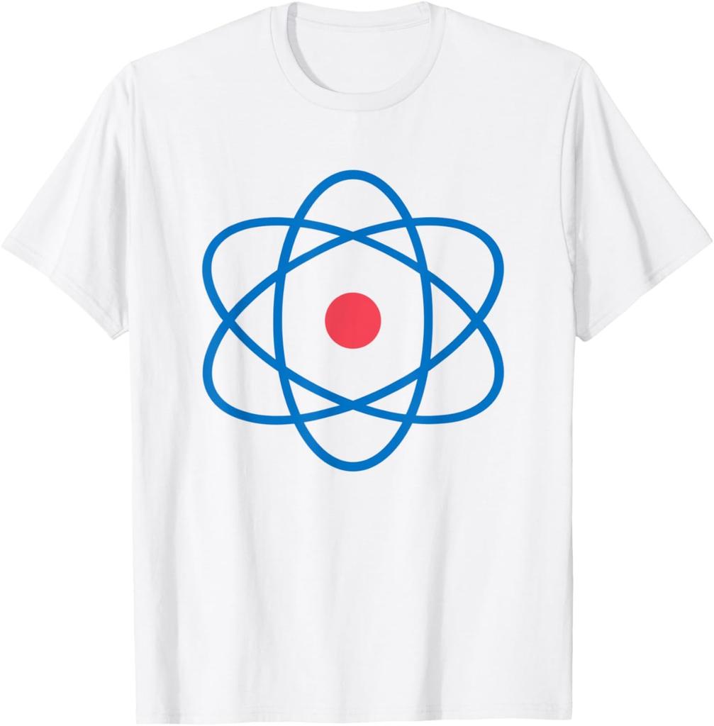 Graphic Birthday Gift Atom Retro Style Science TShirt Cotton Men Clothing Streetwear Graphic T Shirts Anime Tshirt Ropa Hombre