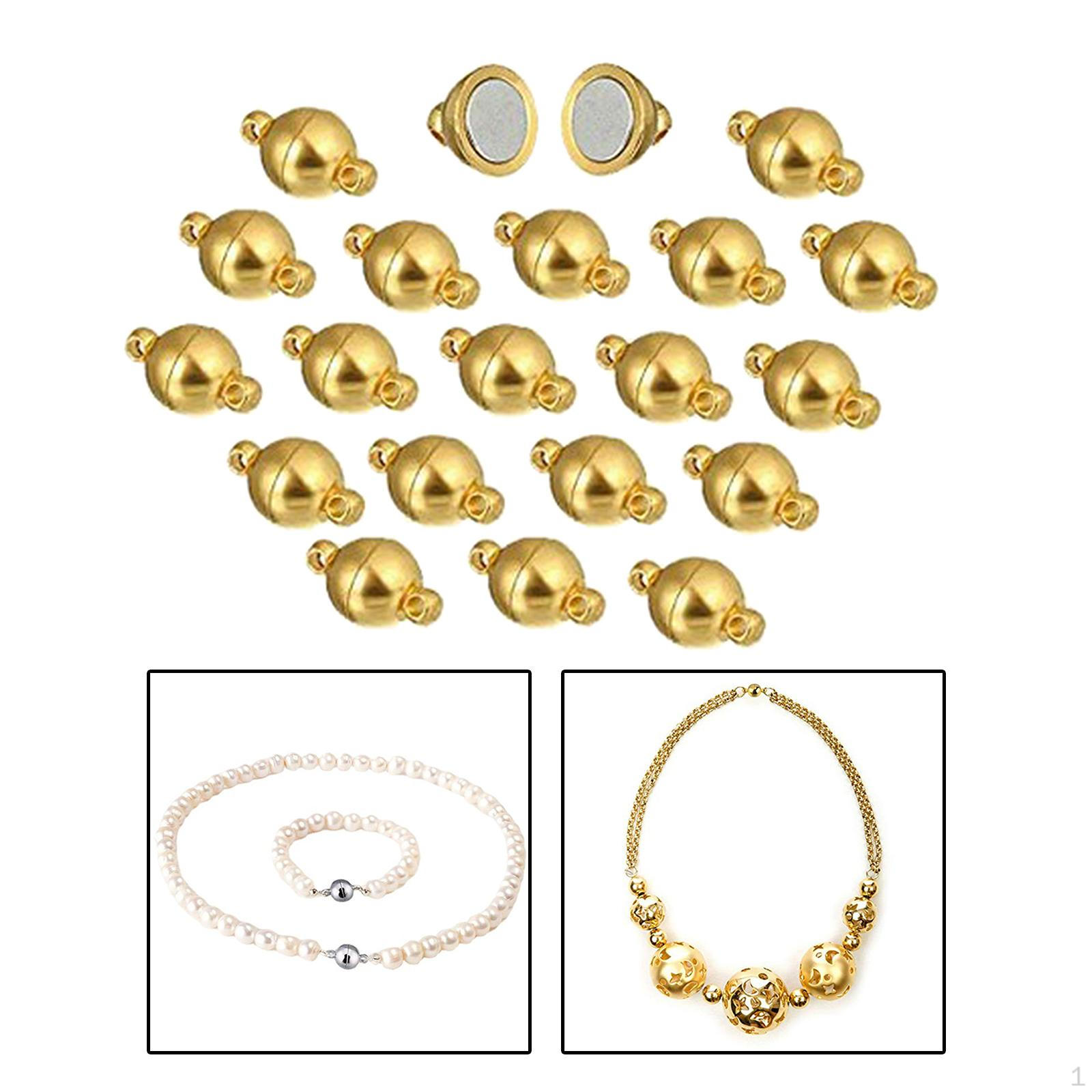 Набор соединителей-застежек для изготовления бижутерии Gold