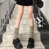 Ribbed Knitted Leg Warmers for Women Solid 80s Party Dance Legwarmers Warm Winter Long Boot Sock JK Long Boot Cuff Cover