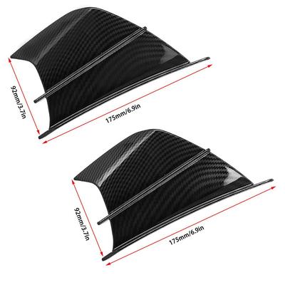 Aumotop Motorcycle Wing Spoiler Aerodynamic Winglet ABS Wing Spoiler Universal