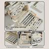 "Transparent Black Cat Pencil Case - Large Capacity, Multi-layer, Student Stationery Bag"