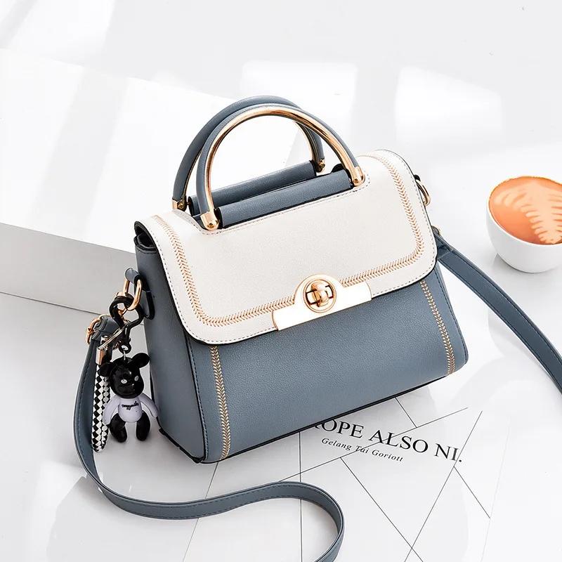 Fashi and Western Style Women's Shoulder Bag Matching Color Portable Women's Bag Bags for Women  New Luxury Handbags