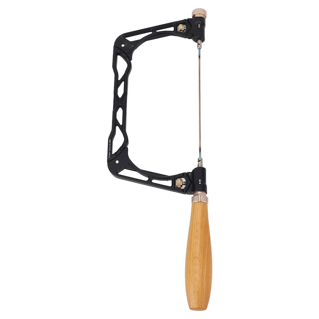 Coping Saw Kit Set Woodworking U Shaped Aluminum Curved Saw Wooden Handle for Ceramics Wood PVC