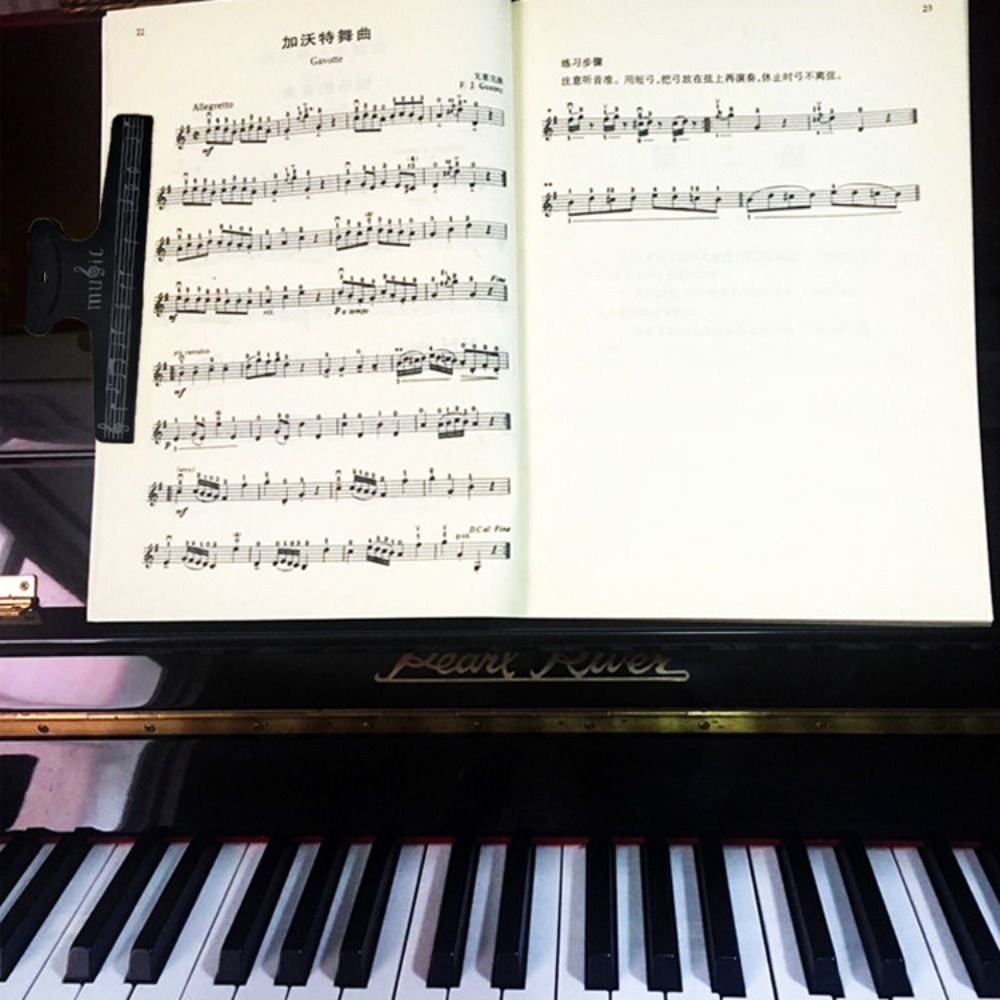 Strong Grip Sheet Music Clip Steel Spring Score Fixed Clips Sheet Piano Practice