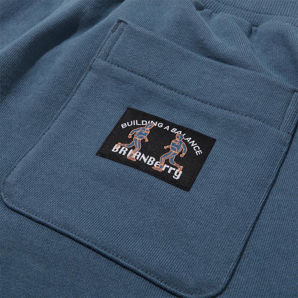 BRIAN BERRY Vintage Label Sweat Pants_Hazy Blue