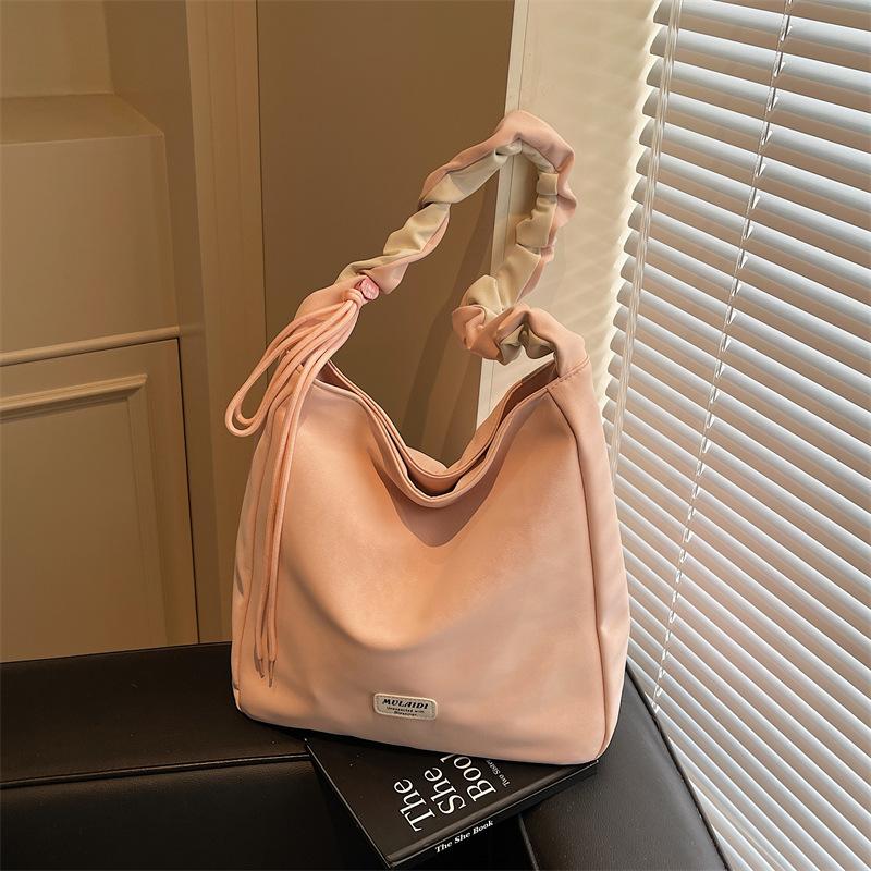 Casual Large-capacity Bag Women's  New Slack Shoulder Messenger Bag College Student Tote Bag