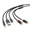 Auditory Connector 3.5mm, USB TypeC To 2RCA Cable for Seamlessly Auditory Device Integration Connection Cable
