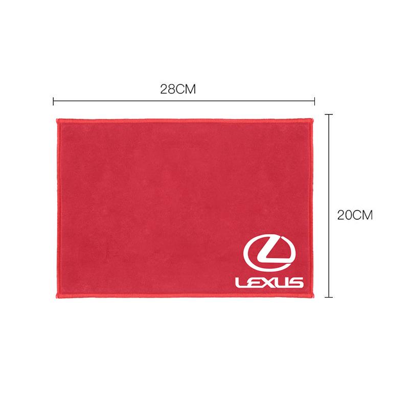 Car Cleaning Rag Cloth Microfiber Towel Wipe Clean Tools For Lexus RX GX460 GX IS250 RX400h UX250h RX350 LX570 LX600 LX470 GX470
