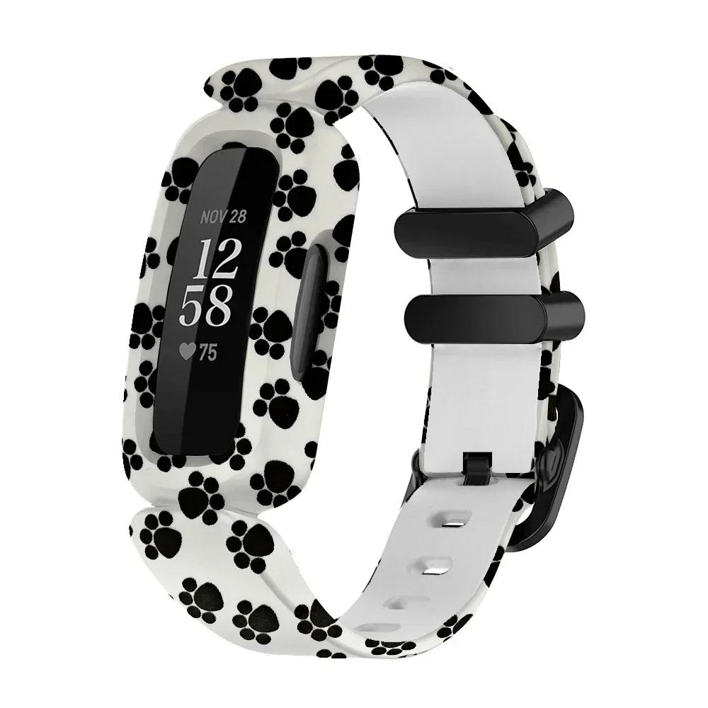 New Wrist Strap Silicone Bracelet For Fitbit Ace 3/inspire 2 Smart Watch Band Bracelet Replacement Kids Wristband Watchbands