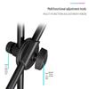 Adjustable Portable Microphone Tripod Stand for Live Streaming, Recording, Outdoor, or KTV