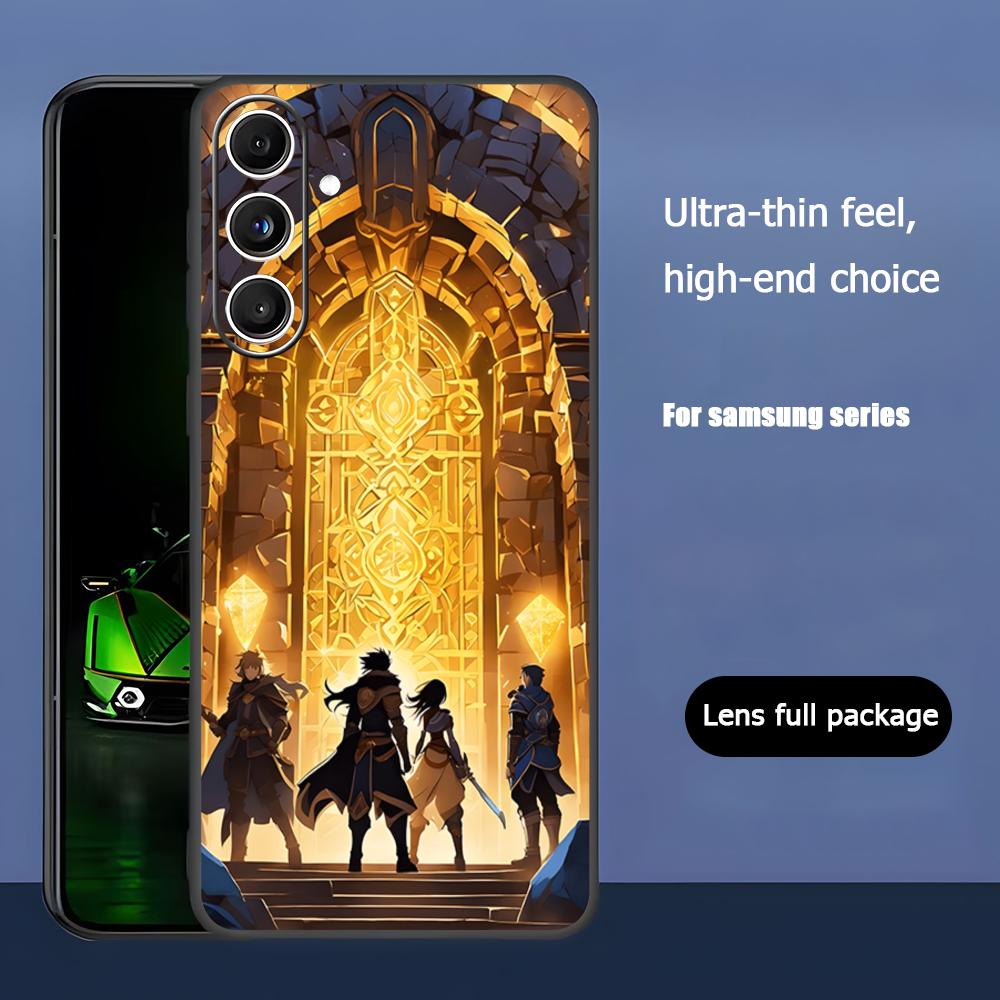 

Чехол для телефона Dungeons Dragons Game dice для Samsung Galaxy S25 S24 S23 S22 S21 S20 Plus Ultra Note20 Мягкий черный Samsung S23 Plus