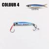 3D Bionics Design Micro Jigging Baits Sequin Finish Micro Fishing Lure  Stream Fishing